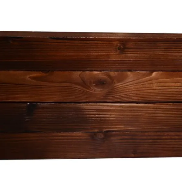Sale Högbädd i massivt trä 60x60x23 cm, mörkbrun – planteringslåda/örtlåda Planteringsbänkar