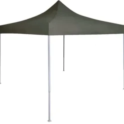 Best Hopfällbart partytält 2x2 m - UV- och vattenresistent | Färg: Antracit | Storlek: 2x2 m Tält & Lusthus
