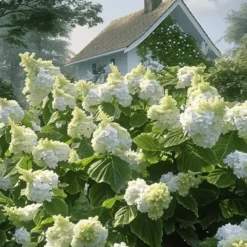 Hortensia - Set om 2 - Hydrangea 'Ice Crystal' - Höjd 25-40cm - ⌀19cm Buskar