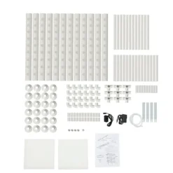 Sale Hydroponisk Odling Kit, 3-lagers System, 108 Planteringspunkter,VIT Kit För Växt- & Örtplantering