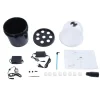 Hydroponiskt odlingskit, dimkulturteknik, modern design, komplett kit,Svart