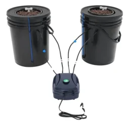 Discount Hydroponiskt odlingssystem, djupvattenskultur, luftpump ingår,svart Kit För Växt- & Örtplantering