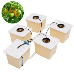 Hydroponiskt växtsystem kit, 11L hinkkapacitet, 220-240V pumpvoltage, 4W pumpkraft, IPX8 skyddsnivå, kompakt storlek