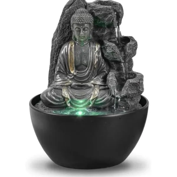 Outlet Inomhus fontän Buddha Avkopplande ZenLight Fontäner & Dammar