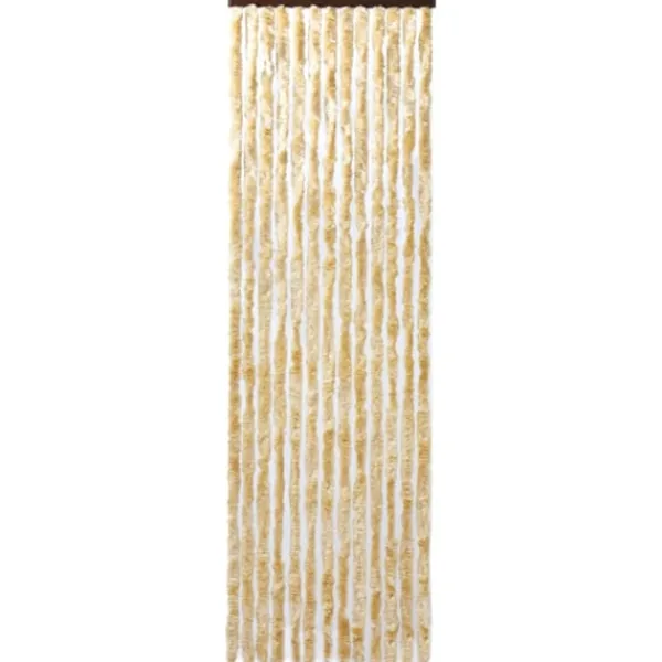 vidaXL Insektsdraperi beige 118x220 cm chenille