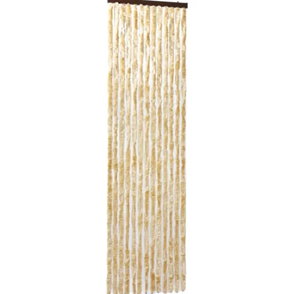 vidaXL Insektsdraperi beige 118x220 cm chenille