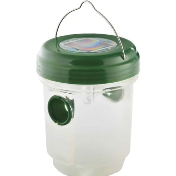 Discount Insektsfångare - Solenergi - Grön - 13 cm hög - 9 cm diameter - Ekologisk Skadedjursfällor