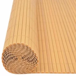 Insynsskydd i väderbeständig PVC - Perfekt för trädgård & altan | Färg: Gul | Storlek: 110x500 cm