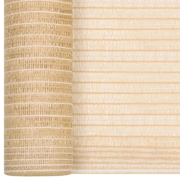 vidaXL Insynsskyddsnät beige 2x10 m HDPE 195 g/m²