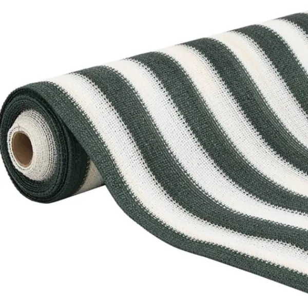 Insynsskyddsnät i HDPE - Grön & Vit | Storlek: 3,6x10 m | Vikt: 75 g/m²