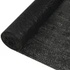 Clearance Insynsskyddsnät svart 1,5x50 m HDPE 195 g/m² Markduk & Fiberduk