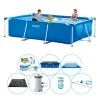 Online Intex Rampool rektangulär 300x200x75 cm - Poolpaket Pooler