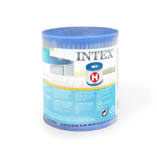 Intex rektangulär ram swimmingpool - 220 x 150 x 60 cm - Blå - ingår Tillbehör A57