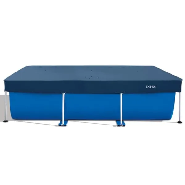 Best Intex rektangulär ram swimmingpool - 260 x 160 x 65 cm - Blå - ingår Tillbehör CB3 Pooler