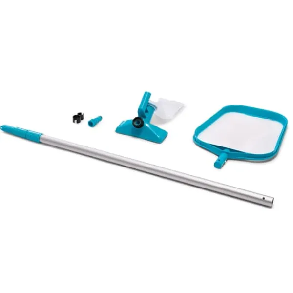 Sale Intex rektangulär ram swimmingpool - 260 x 160 x 65 cm - Blå - ingår Tillbehör CB97 Pooler