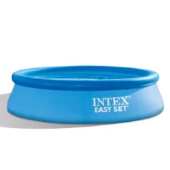 Intex Rund Uppblåsbar Easy Set Pool - 305 x 76 cm - Blå - Inklusive Tillbehör - CB24 Pooler
