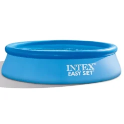 Sale Intex Rund Uppblåsbar Easy Set Pool - 305 x 76 cm - Blå - Ingår Tillbehör CB3 Pooler