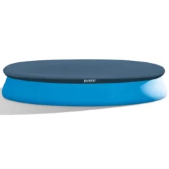 Intex Rund Uppblåsbar Easy Set Pool - 457 x 84 cm - Blå - Inklusive Tillbehör - CB21