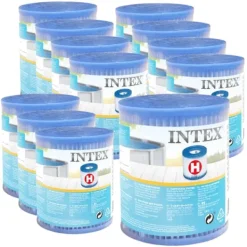 Discount Intex simbassäng med rund ram - 305 x 76 cm - Vattentryck - Inklusive Tillbehör - CB85 Pooler