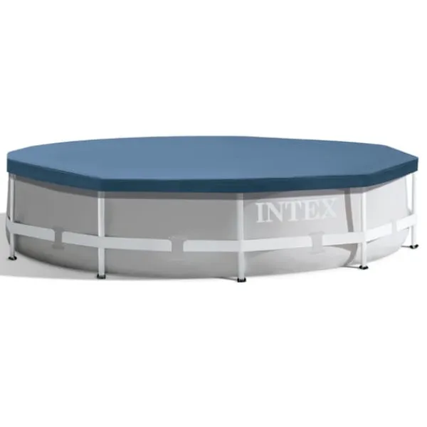 Outlet Intex simbassäng med rund ram - 305 x 76 cm - Vattentryck - Inklusive Tillbehör - CB87 Pooler
