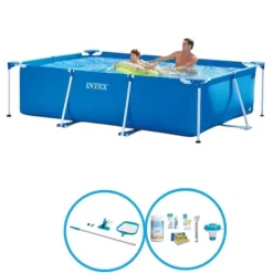 Discount Intex simbassäng rektangulär ram 260x160x65 cm - poolset Pooler
