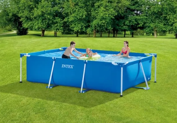 New Intex swimmingpool - Rampool - 300 x 200 x 75 cm - Inklusive solsegel Pooler