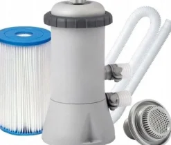Viking Choice Intex Typ A Poolpump 3785 L/H med filter, slangar & klämman för 244-366 cm pooler