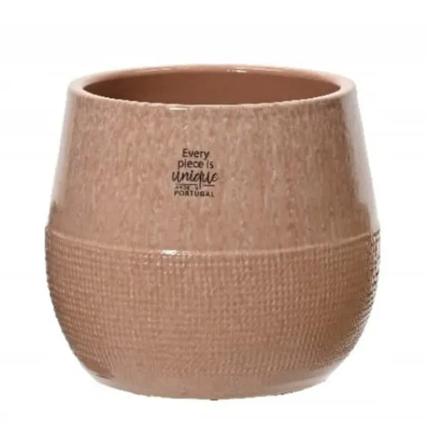 Discount Keramiskt lock modernt mönster 14x16 cm runt Krukor & Växtbehållare