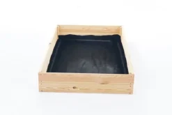 Viking Choice Kompakt 140x80x18 cm Trädgårdsbädd i furu för balkonger & terrasser