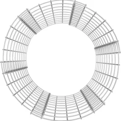 Kompostbehållare i galvaniserat stål - Trädgårdskompost | Diameter: 50 cm | Höjd: 100 cm