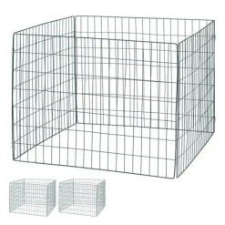 Outlet Kompostbehållare, Nät, 70x90x90 cm, Grön Kompostering