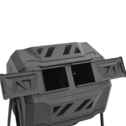 Kompostlåda för trädgården svart 73x64x95 cm 160 L - Kompostbehållare - Kompostlåda - Home & Living