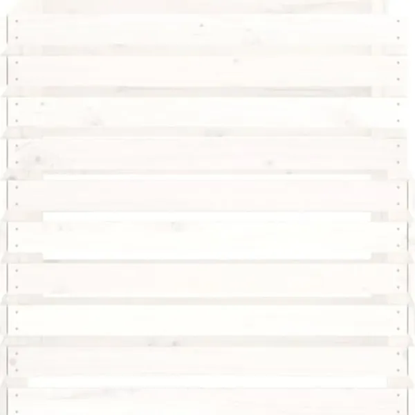 Kompostlåda vit 80x80x78 cm massiv furu - Kompost - Kompostlåda - Home & Living
