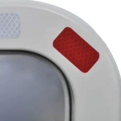 Hot Konvex trafikspegel PC-Plast 60 x 80 cm med reflexer Säkerhetsspeglar