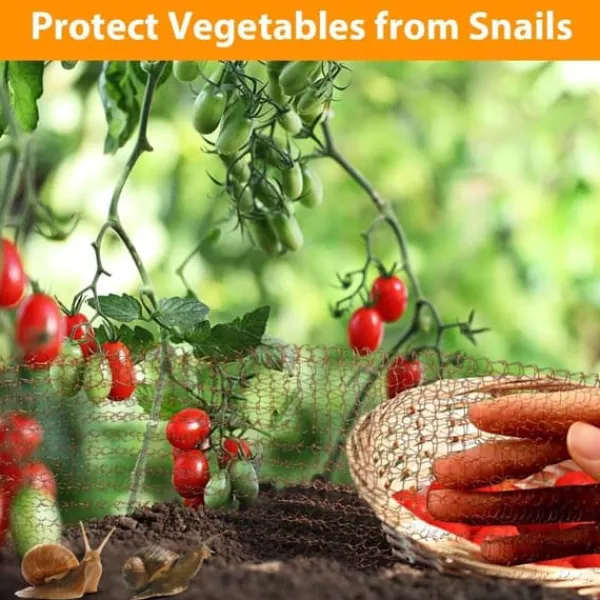 Hot Kopparrulle - Koppartejp mot sniglar/Trädgårdsnät/Kopparnät(12,7 cm x 12 m) Insektsmedel & Djuravvisande Medel