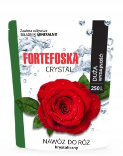 Hot KRISTALLGÖDNING FÖR ROSOR FORTEFOSKA CRYSTAL 250G MYCKET EFFEKTIV Gödningsmedel