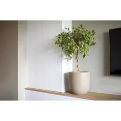 Discount Kulblomkruka - CAPI EUROPE - WASTE SMOOTH NL - 35 x 34 cm - Terrazzo beige Krukor & Växtbehållare