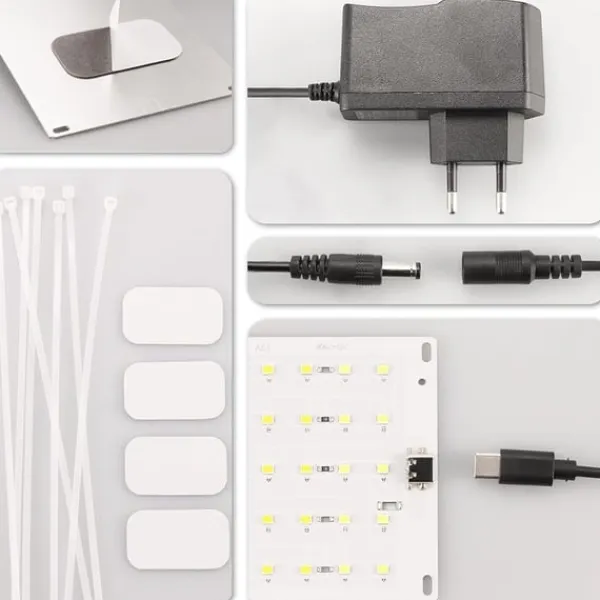 LED Ljuspaneler för Växter - EU Adapter