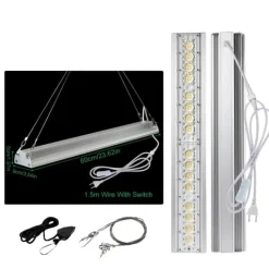 LED Växtlampa, Full Spektrum, Vattentålig,80W, EU