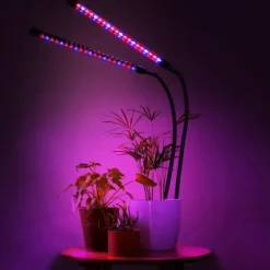 Hot LED-växtlampa 40 dioder TIMER 15 W för hemmaodling utan nätadapter Kit För Växt- & Örtplantering