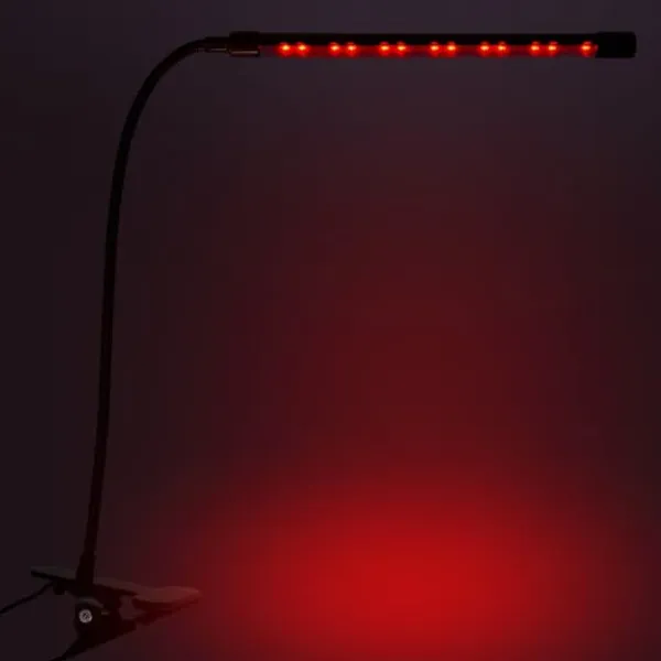 Discount LED-växtlampa 20 dioder TIMER 9 W för hemmaodling utan nätadapter Kit För Växt- & Örtplantering
