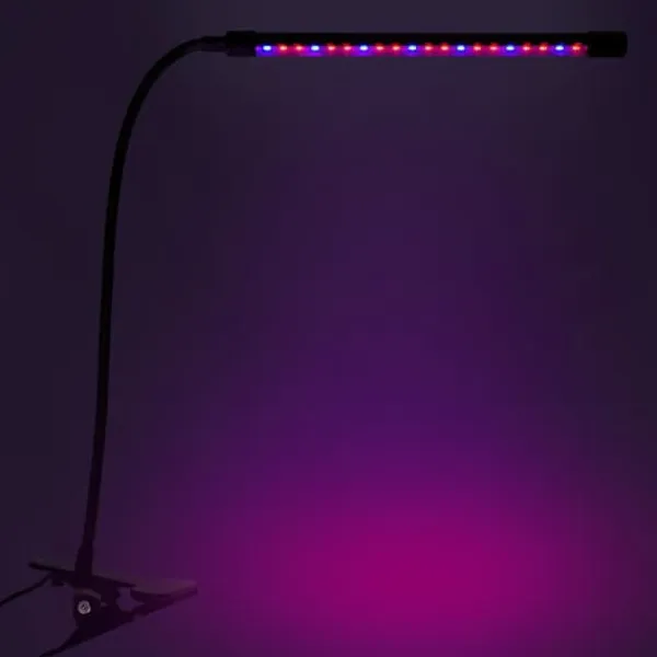 Discount LED-växtlampa 20 dioder TIMER 9 W för hemmaodling utan nätadapter Kit För Växt- & Örtplantering