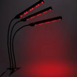 Best LED-växtlampa 72 dioder TIMER 25W hemmaodling med nätadapter Kit För Växt- & Örtplantering