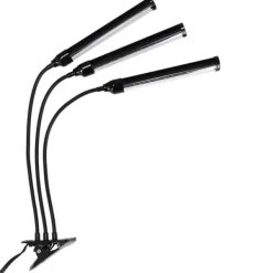 LED-växtlampa 72 dioder TIMER 25 W hemmaodling utan nätadapter