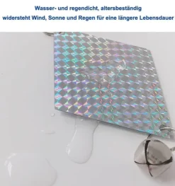 Lollanda 3 st reflekterande vindspel, holografiska, väderbeständiga, dekorativa, för trädgårdar och fönster
