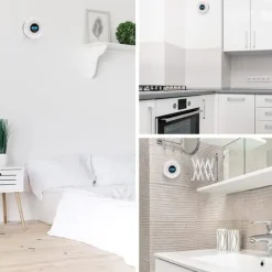 Best Lollanda 2-i-1 Brand- & Kolmonoxiddetektor för Hemmet – LCD-display och ljudlarm, Batteridriven med Hög Känslighet Rök- & Koloxiddetektorer