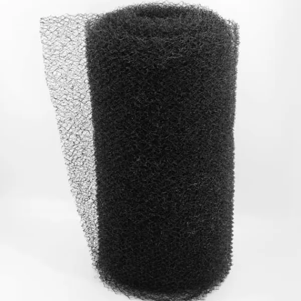 Sale Lutningsmatta Ytstabiliseringsfilt 16 m x 1 m Styrka 20 mm UV Stabil Bankmatta Svart Fontäner & Dammar