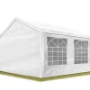 Marquee trädgårdstält 3x4 m lusthus PE 350 N presenning 100 % vattentät vit