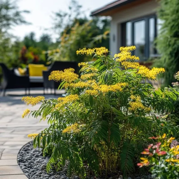 Mimosaträd - Set om 6 - Mimosa dealbata - Höjd 25-40cm - ⌀9cm