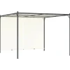 Hot Mångsidig pergola med justerbart tak - Utomhusmöbel | Färg: Gräddvit | Storlek: 3x3 m Valvbågar, Spaljéer, Bersåer & Pergolor